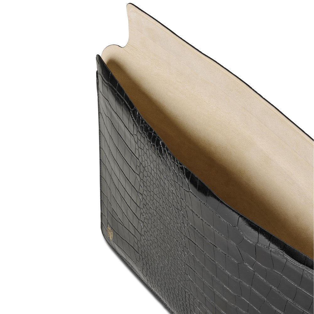 iDeal of Sweden 16" Laptop Sleeve - Black Croco