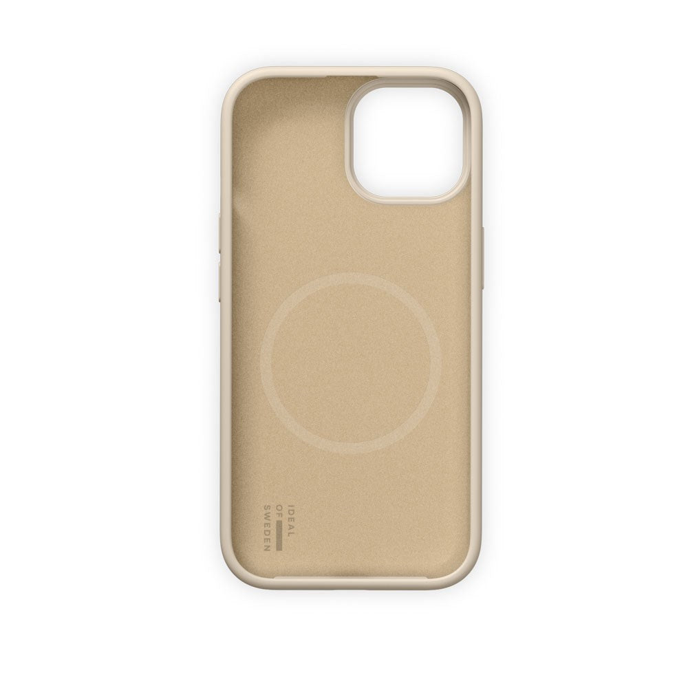 iPhone 17e / 16e / 15 / 14 / 13 iDeal of Sweden Soft Swirl Silikone Cover - MagSafe Kompatibel - Cloud Dancer