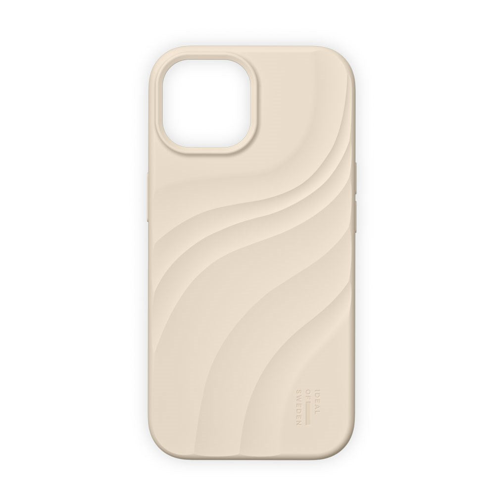 iPhone 17e / 16e / 15 / 14 / 13 iDeal of Sweden Soft Swirl Silikone Cover - MagSafe Kompatibel - Cloud Dancer