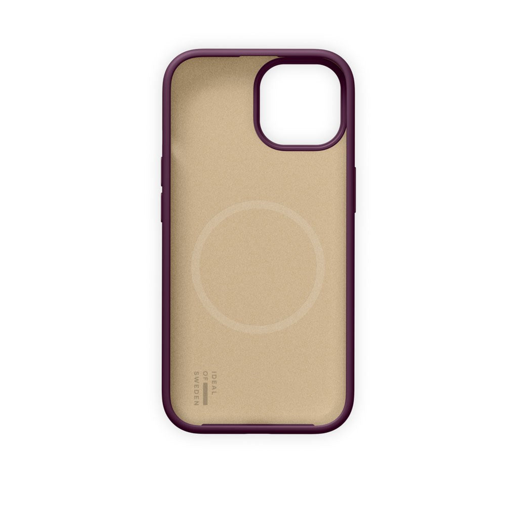 iPhone 17e / 16e / 15 / 14 / 13 iDeal of Sweden Soft Swirl Silikone Cover - MagSafe Kompatibel - Velvet Plum