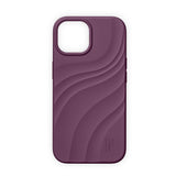 iPhone 17e / 16e / 15 / 14 / 13 iDeal of Sweden Soft Swirl Silikone Cover - MagSafe Kompatibel - Velvet Plum