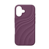 iPhone 16 iDeal of Sweden Soft Swirl Silikone Cover - MagSafe Kompatibel - Velvet Plum