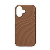iPhone 16 iDeal of Sweden Soft Swirl Silikone Cover - MagSafe Kompatibel - Salted Caramel