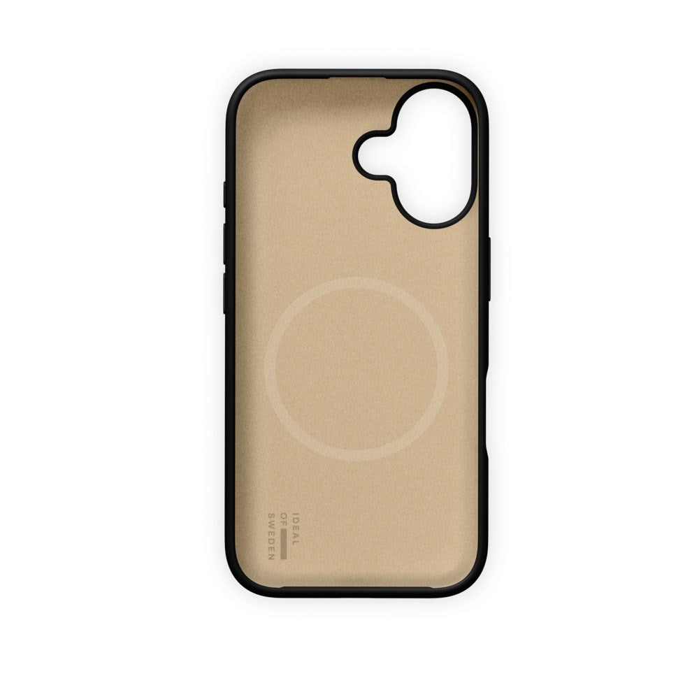 iPhone 16 iDeal of Sweden Soft Swirl Silikone Cover - MagSafe Kompatibel - Velvet Black