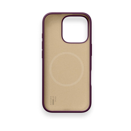 iPhone 16 Pro iDeal of Sweden Soft Swirl Silikone Cover - MagSafe Kompatibel - Velvet Plum