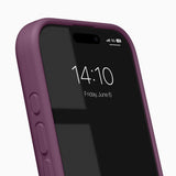 iPhone 16 Pro iDeal of Sweden Soft Swirl Silikone Cover - MagSafe Kompatibel - Velvet Plum