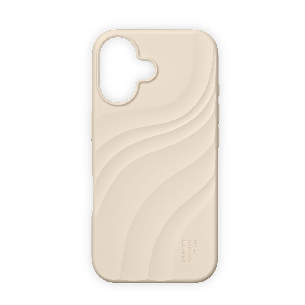 iPhone 17 iDeal of Sweden Soft Swirl Silikone Cover - MagSafe Kompatibel - Cloud Dancer