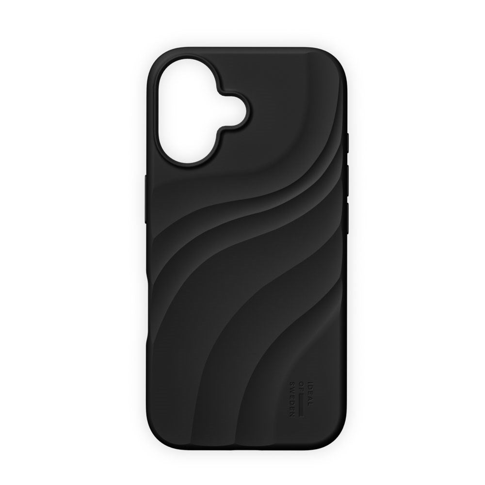 iPhone 17 iDeal of Sweden Soft Swirl Silikone Cover - MagSafe Kompatibel - Velvet Black