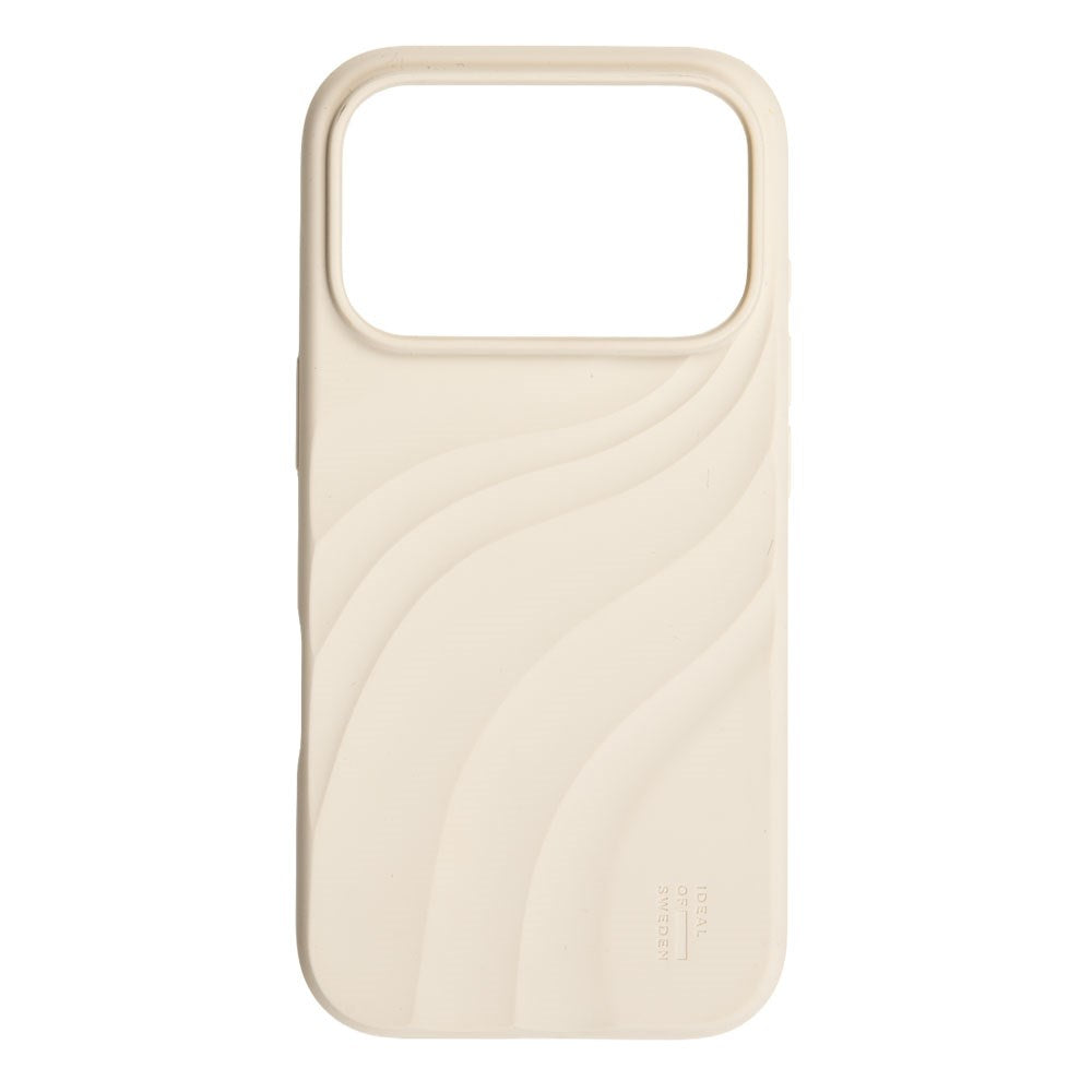 iPhone 18 Pro / 17 Pro iDeal of Sweden Soft Swirl Silikone Cover - MagSafe Kompatibel - Cloud Dancer
