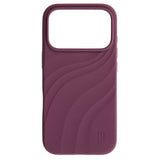 iPhone 18 Pro / 17 Pro iDeal of Sweden Soft Swirl Silikone Cover - MagSafe Kompatibel - Velvet Plum