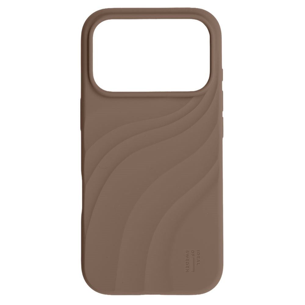 iPhone 18 Pro / 17 Pro iDeal of Sweden Soft Swirl Silikone Cover - MagSafe Kompatibel - Salted Caramel