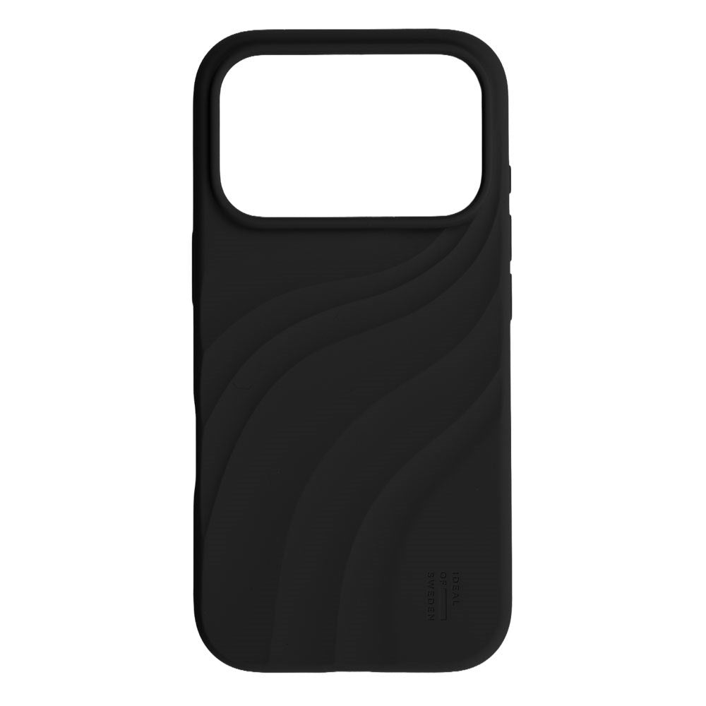 iPhone 18 Pro / 17 Pro iDeal of Sweden Soft Swirl Silikone Cover - MagSafe Kompatibel - Velvet Black