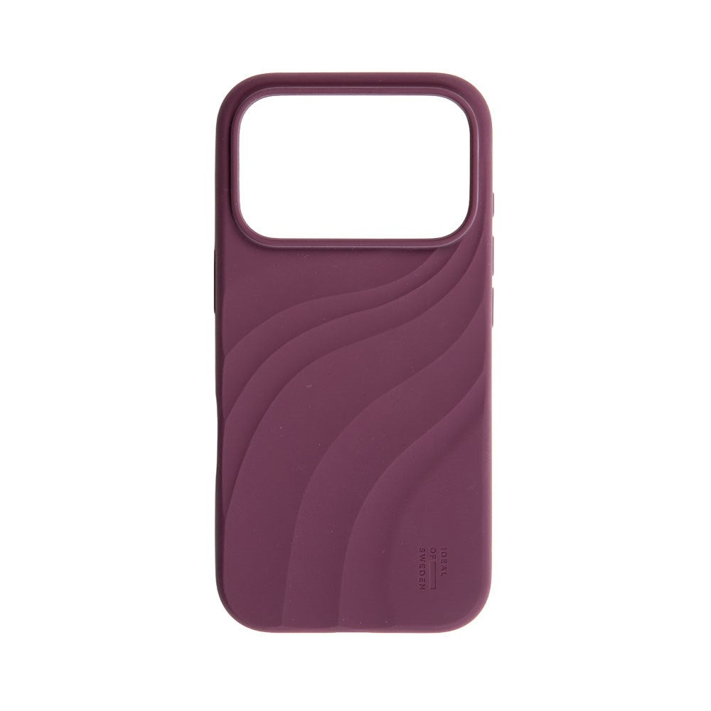 iPhone 18 Pro Max / 17 Pro Max iDeal of Sweden Soft Swirl Silikone Cover - MagSafe Kompatibel - Velvet Plum