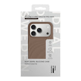 iPhone 18 Pro Max / 17 Pro Max iDeal of Sweden Soft Swirl Silikone Cover - MagSafe Kompatibel - Salted Caramel
