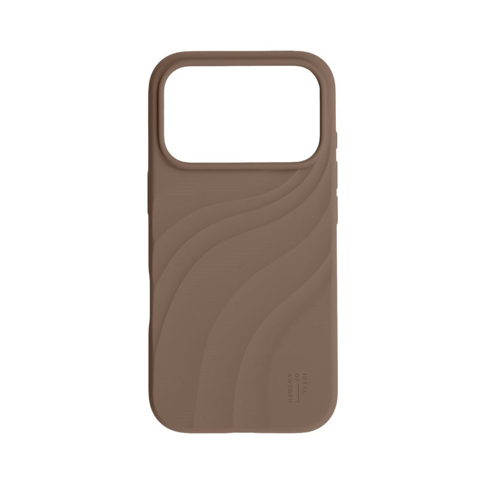 iPhone 18 Pro Max / 17 Pro Max iDeal of Sweden Soft Swirl Silikone Cover - MagSafe Kompatibel - Salted Caramel