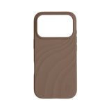iPhone 18 Pro Max / 17 Pro Max iDeal of Sweden Soft Swirl Silikone Cover - MagSafe Kompatibel - Salted Caramel