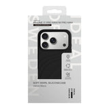 iPhone 18 Pro Max / 17 Pro Max iDeal of Sweden Soft Swirl Silikone Cover - MagSafe Kompatibel - Velvet Black