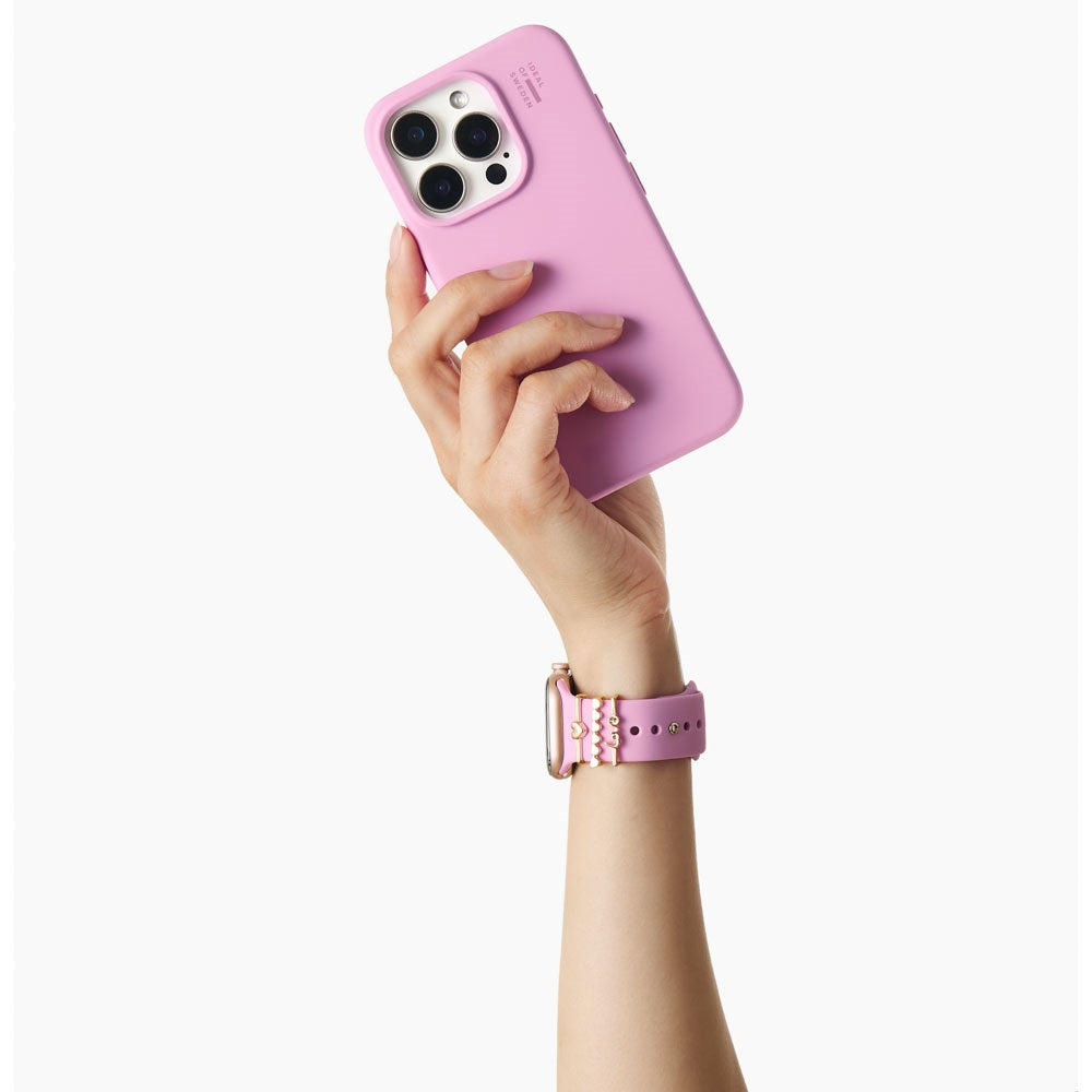 Apple Watch (38/40/SE/41/42mm) iDeal of Sweden Silikonerem - Str. M/L - Bubblegum Pink