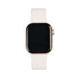 Apple Watch (38/40/SE/41/42mm) iDeal of Sweden Silikonerem - Str. M/L - Cloud Dancer