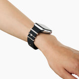 Apple Watch (38/40/SE/41/42mm) iDeal of Sweden Silikonerem - Str. S/M - Black