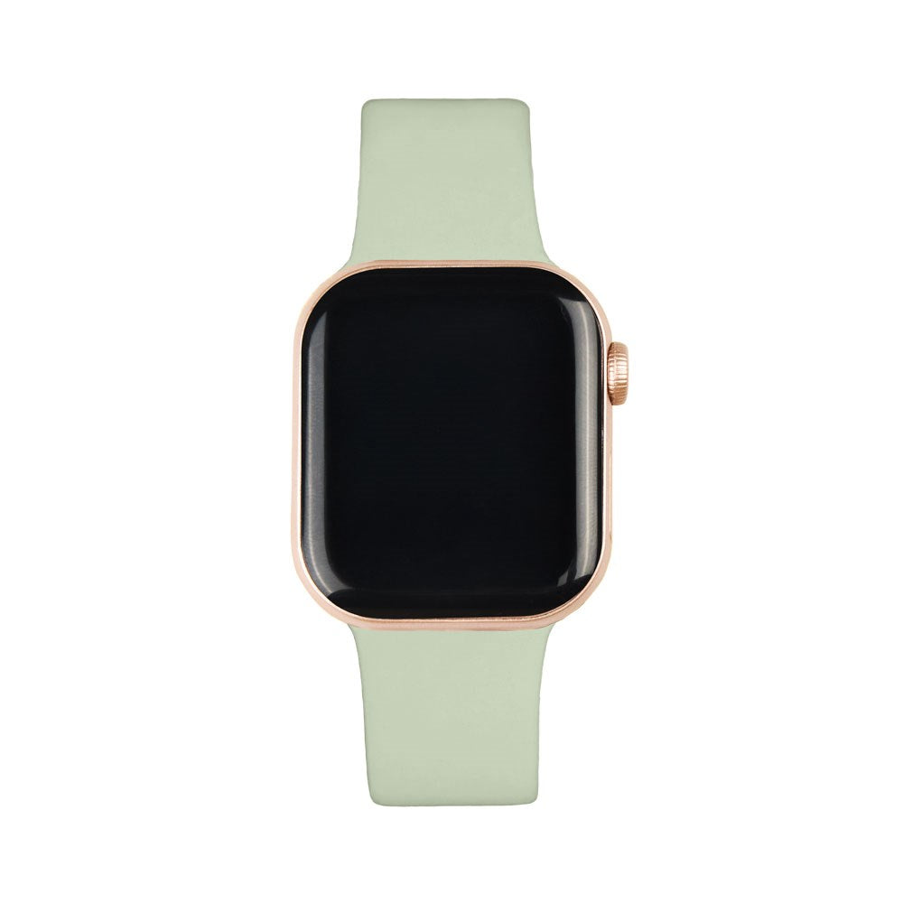 Apple Watch (38/40/SE/41/42mm) iDeal of Sweden Silikonerem - Str. S/M - Sage Green