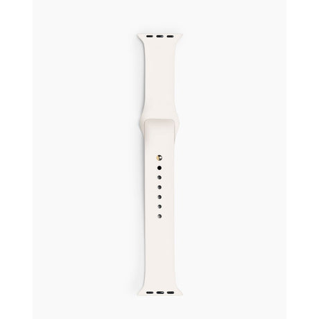 Apple Watch (38/40/SE/41/42mm) iDeal of Sweden Silikonerem - Str. S/M - Cloud Dancer