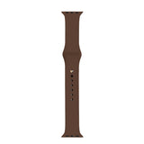 Apple Watch (42/44/SE/45/46/49mm) iDeal of Sweden Silikonerem - Str. M/L - Mocha Mousse