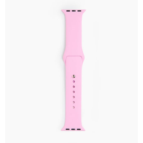 Apple Watch (42/44/SE/45/46/49mm) iDeal of Sweden Silikonerem - Str. S/M - Bubblegum Pink