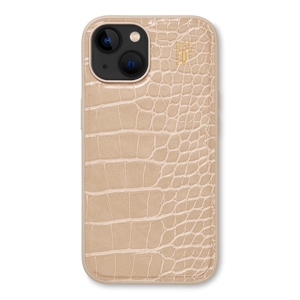 iPhone 13 / 14 iDeal Of Sweden Vegan Leather Case - Warm Beige