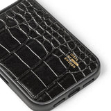 iPhone 18 Pro Max / 17 Pro Max iDeal of Sweden Vegan Leather Cover - MagSafe Kompatibel - Black Croco