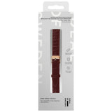 Apple Watch (42/44/SE/45/46/49mm) Vegan Leather Smartwatch Rem - Fine Wine Croco