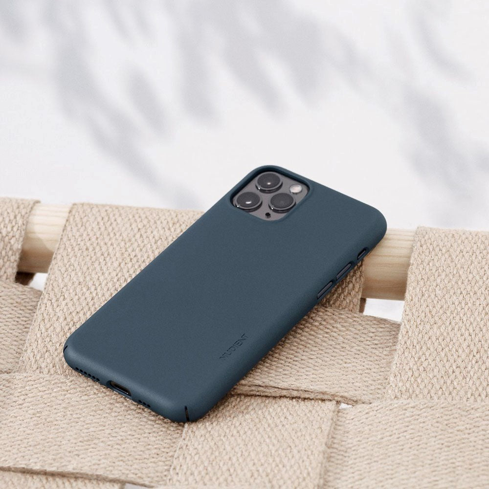 Nudient Thin Case V3 iPhone 12 / 12 Pro Cover - Midwinter Blue