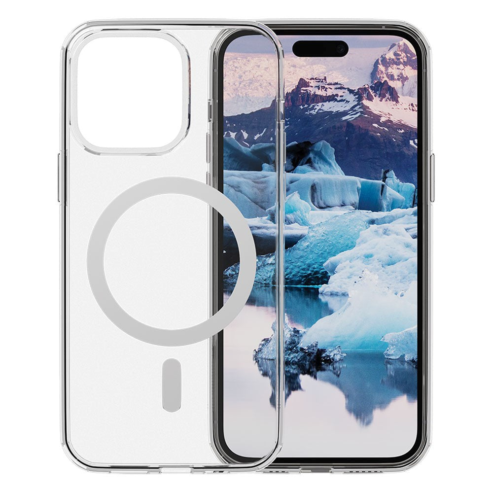 iPhone 15 Pro dbramante1928 Iceland Pro Case - 100% Genbrugsplast - MagSafe Kompatibel - Gennemsigtig