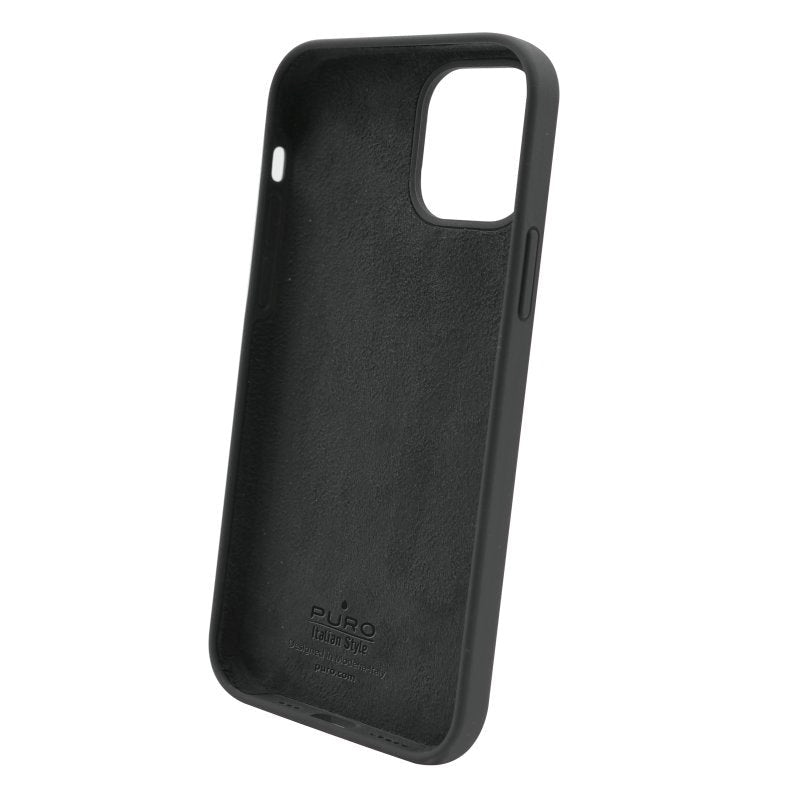 iPhone 12 Pro / 12 Puro Icon Silikone Cover - Sort