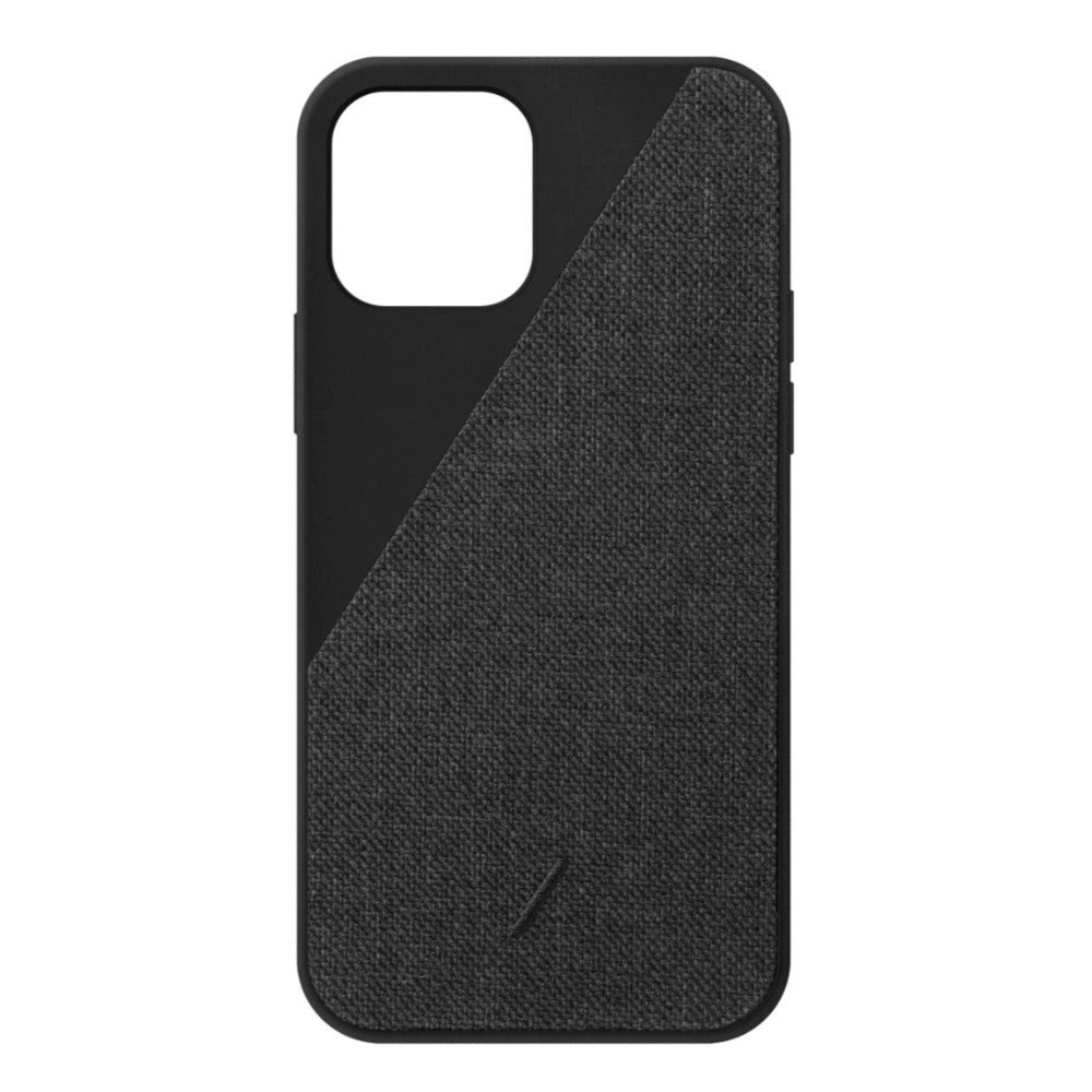 iPhone 12 / 12 Pro Native Union Click Canvas Bagside Cover Slate - Sort