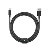 Native Union Belt Kabel USB-A til Lightning m. Læderspænde 1.2 meter - Cosmos