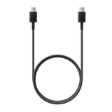 Original Samsung USB-C til USB-C Kabel 25W (EP-DA705BBE) - 3A - 1m - Sort