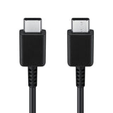 Original Samsung USB-C til USB-C Kabel 25W (EP-DA705BBE) - 3A - 1m - Sort