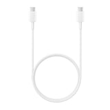 Original Samsung USB-C til USB-C Kabel 25W (EP-DA705BWE) - 3A - 1m - Hvid