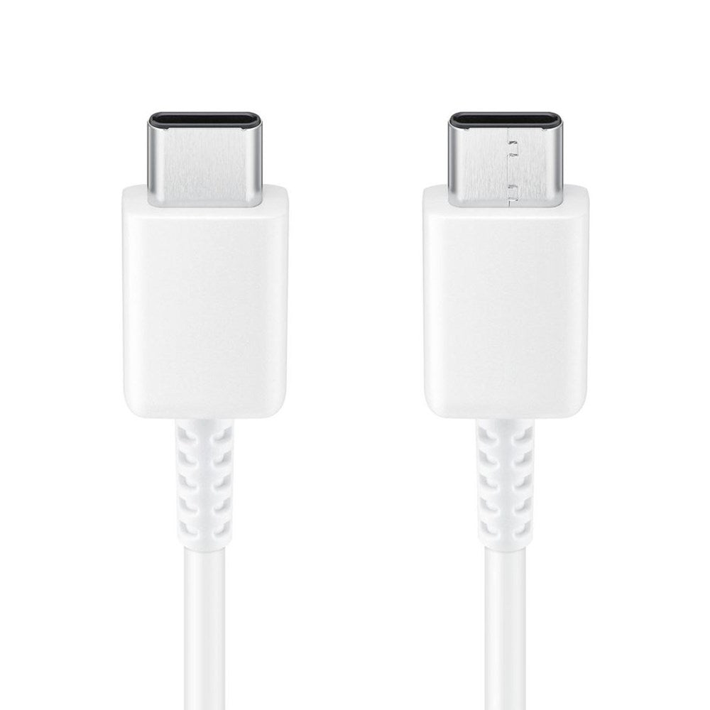 Original Samsung USB-C til USB-C Kabel 25W (EP-DA705BWE) - 3A - 1m - Hvid