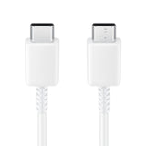 Original Samsung USB-C til USB-C Kabel 25W (EP-DA705BWE) - 3A - 1m - Hvid