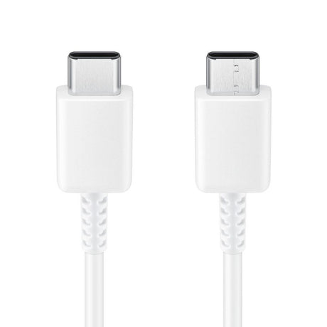 Original Samsung USB-C til USB-C Kabel 25W (EP-DA705BWE) - 3A - 1m - Hvid