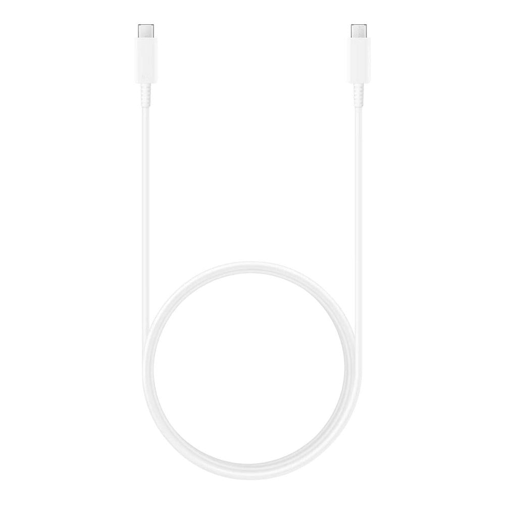 Original Samsung USB-C til USB-C Kabel (EP-DX510JWEGEU) - 5A - 1.8m - Hvid