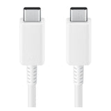 Original Samsung USB-C til USB-C Kabel (EP-DX510JWEGEU) - 5A - 1.8m - Hvid