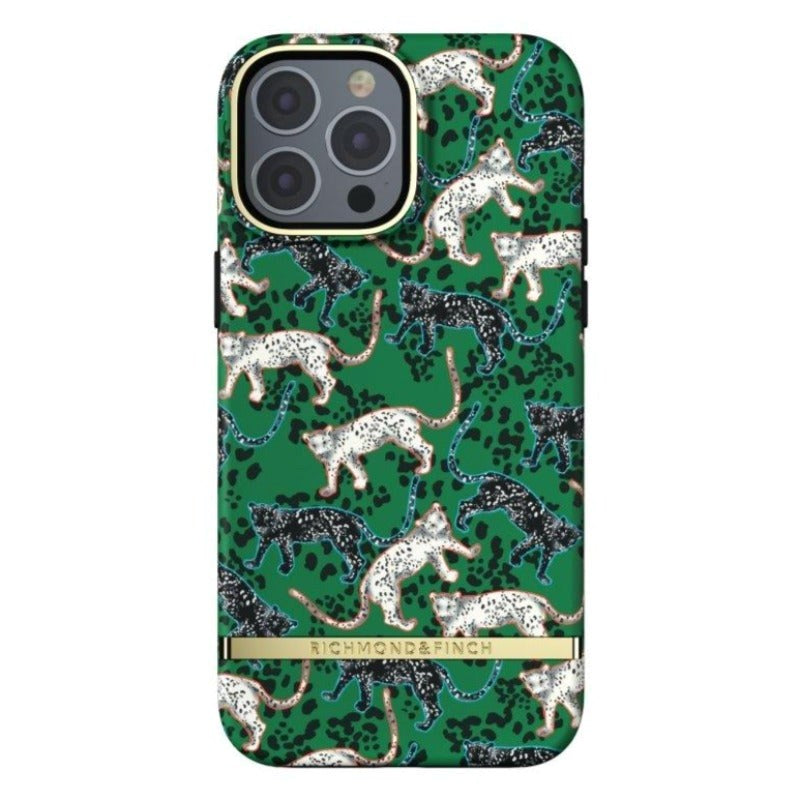 Richmond & Finch iPhone 13 Pro Freedom Cover - Green Leopard