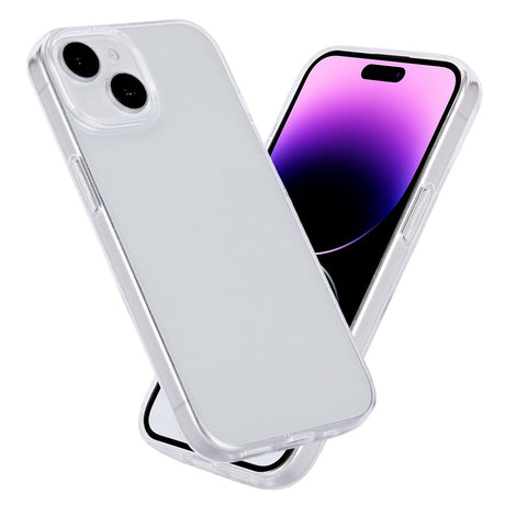 eSTUFF iPhone 15 INFINITE VIENNA Fleksibelt Plastik Bagside Cover - 100% Genbrugsplastik - Gennemsigtig