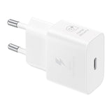 Original Samsung Super Fast Charge 25W GaN USB-C Power Adapter - Hvid