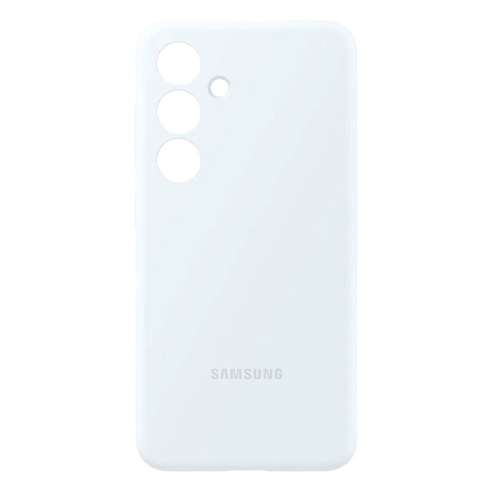 Original Samsung Galaxy S24 Silikone Bagside Cover - Hvid (EF-PS921TWEGWW)