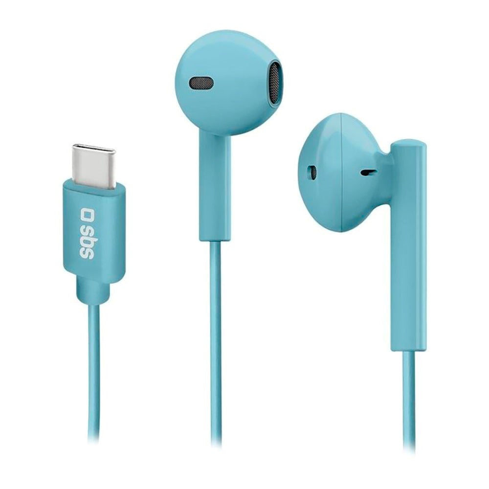 SBS Studio Mix 65 Høretelefon In-Ear m. USB-C & Mikrofon - Blå