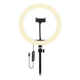 T'NB Influence Pro 12" RGBWW LED Ring Light til Smartphone - inkl. Justerbar Tripod- Sort